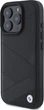 Etui plecki BMW Signature Leather Crossing Lines Pattern do Apple iPhone 16 Pro Black (BMHCP16L23RCGPK) - obraz 2