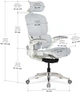Кресло Mealux S202 Air Grey (HF-S202 M/G) - изображение 3