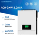 Гібридний інвертор Daxtromn AOH-3.2KVA, 24 В, 60 А, 3000 Вт (безперебійник, UPS, ДБЖ) - изображение 4