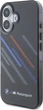 Etui plecki BMW Motosport IML Random Stripes do Apple iPhone 16 Black (BMHCP16S23HTRAK) - obraz 2