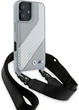 Etui plecki BMW M Edition Carbon Stripe & Strap do Apple iPhone 16 Gray (BMHCP16S23PSCCG) - obraz 3