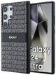 Etui DKNY Leather Mono Stripe & Metal Logo do Samsung Galaxy S24 Ultra Black (3666339287498) - obraz 1