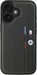 Etui plecki BMW M Perforated Tricolor Detail Line do Apple iPhone 16 Dark Gray (BMHCP16S23PUPVA) - obraz 3