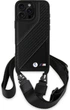 Etui plecki BMW M Edition Carbon Stripe & Strap do Apple iPhone 16 Pro Max Black (BMHCP16X23PSCCK) - obraz 2