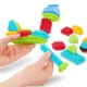 Конструктор серии Bristle Blocks - Строитель, 56 деталей Battat Lite BT3070Z - изображение 3