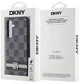 Панель DKNY Leather Checkered Mono Pattern & Printed Stripes для Samsung Galaxy S24 Black (3666339276836) - зображення 8