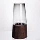 Ваза для цветов конусная стеклянная Light House LG-30210-2000 прозрачная с подпалом 29 см 2 л - изображение 1