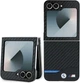Панель BMW Carbon Blue Line для Samsung Galaxy Z Flip 6 Black (BMHCZF622NBCK) - зображення 1