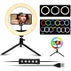 Кольцевая Лампа светодиодная 38см селфи кольцо с регулировкой яркости MJ38 RGB Черный - изображение 4