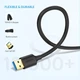 Дата кабель USB 3.0 AM/AM 1.0m US128 black Ugreen (10370) - зображення 3