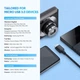 Дата кабель USB-C 3.1 to Micro USB 3.0 1.0m 3A US312 black Ugreen - изображение 2