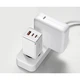 Зарядний пристрій Baseus 2xUSB-C 65 W + 1xUSB GaN + cable USB-C to USB-C 100 W 1.0m white (CCGP120202) - зображення 8