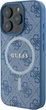 Etui Guess 4G Ring Classic Logo MagSafe do Apple iPhone 16 Pro Blue (GUHMP16LG4GFRB) - obraz 3