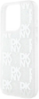 Etui DKNY Liquid Glitter Multilogo do Apple iPhone 15 Pro White (3666339271053) - obraz 4