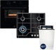 Духовой шкаф электрический Electrolux EOF5C50BZ + Варочная поверхность газовая Electrolux KGG64362K + Встраиваемая посудомоечная машина Electrolux KEMC3211L (комплект) - изображение 1