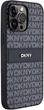 Панель DKNY Leather Mono Stripe & Metal Logo для Apple iPhone 15 Pro Black (3666339260415) - зображення 3