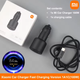 Автомобильное зарядное устройство Xiaomi Mi Car Charger 1A1C 100W (CC07ZM) Turbo Charge с кабелем 1м Чорный - изображение 11