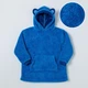 Детская игрушка-толстовка 2 в 1 Huggle Pets Hoodie, плед-трансформер с капюшоном и рукавами на рост до 140 см, мягкий флис высокого качества, синий - изображение 6