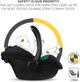 Универсальная коляска 3 в 1 KinderKraft Esme Pro Pure Black (00-00305355) - изображение 7