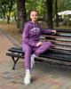 Теплий костюм з принтом для дівчинки вільного крою (худі та штани) Носи своє 152 Рожевий (p-12143-134635) - изображение 10
