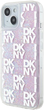 Etui DKNY Liquid Glitter Multilogo do Apple iPhone 13/14/15 Pink (3666339271176) - obraz 2