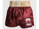 Шорти для тайського боксу VENUM Muay Thai Shorts Classic XL бордовий/золотий (4739) - изображение 2