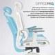 Крісло офісне Officepro Skyline OC680-W-LG-LG White/Light Gray - изображение 6