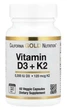 Вітаміни California Gold Nutrition Vitamin D3 + K2 as MK-7 60 капсул - зображення 1