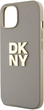 Etui DKNY Wrist Strap Stock Logo do Apple iPhone 13/14/15 Beige (3666339264871) - obraz 4