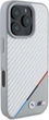 Панель BMW M Carbon Tricolor Line MagSafe для Apple iPhone 16 Pro Gray (BMHMP16L23PUDTS) - зображення 4