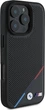 Etui plecki BMW M Perforated Tricolor Line MagSafe do Apple iPhone 16 Pro Black (BMHMP16L23PUPDK) - obraz 4