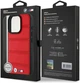 Панель BMW M Perforated And Stitched Line MagSafe для Apple iPhone 16 Pro Red (BMHMP16L23PUSPR) - зображення 8