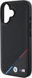 Панель BMW M Perforated Tricolor Line MagSafe для Apple iPhone 16 Black (BMHMP16M23PUPDK) - зображення 6