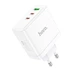 Сетевое зарядное устройство Hoco N30 Glory PD65W three-port (USB + 2USB-C) fast charger White - изображение 2