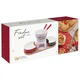Zestaw do fondue Excellent Houseware porcelanowy na tacy 6 el (8721037491235) - obraz 3