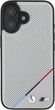 Панель BMW M Perforated Tricolor Line MagSafe для Apple iPhone 16 Gray (BMHMP16S23PUPDG) - зображення 3