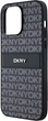 Панель DKNY Leather Mono Stripe & Metal Logo для Apple iPhone 15 Pro Max Black (3666339260422) - зображення 4