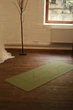 Премиальный коврик для йоги каучуковий Lita Comfort PU+coconut Marking Green Tea Yoga mat зеленый 183х68х0,5 см - изображение 3