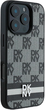 Панель DKNY Checkered Pattern & Printed Stripes для Apple iPhone 16 Pro Max Black (3666339334130) - зображення 4
