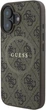 Etui Guess 4G Ring Classic Logo MagSafe do Apple iPhone 16 Plus Brown (GUHMP16MG4GFRW) - obraz 3