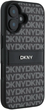 Etui DKNY Texture Pattern Tonal Stripe do Apple iPhone 16 Black (3666339333300) - obraz 3