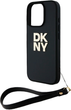Панель DKNY Wrist Strap Stock Logo для Apple iPhone 16 Pro Max Black (3666339334574) - зображення 5