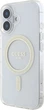 Etui Guess IML Glitter Circle MagSafe do Apple iPhone 16 Plus Transparent (GUHMP16MHFGERET) - obraz 3