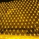 Гирлянда уличная сетка, прозрачный шнур 2х2 м 120 LED золотистый свет от сети (1000-RV81G) - изображение 2