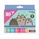 Мел цветной круглый Yes Pusheen 400559 6 цветов 5165856 - изображение 1