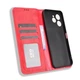 Чохол-книжка Deexe Retro Style для TECNO Spark 40 - Red - зображення 5