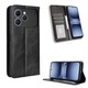 Чохол-книжка Deexe Retro Style для TECNO Spark 40 - Black - зображення 2