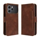 Чохол-книжка з кишеньками Deexe Wallet Stand для TECNO Spark 40 - Brown - зображення 1