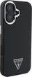 Etui Guess Grained Triangle MagSafe do Apple iPhone 16 Plus Black (GUHMP16MPGTSPSK) - obraz 4