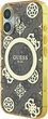 Etui Guess IML Peony On 4G Background MagSafe do Apple iPhone 16 Brown (GUHMP16SH4PYEEW) - obraz 3